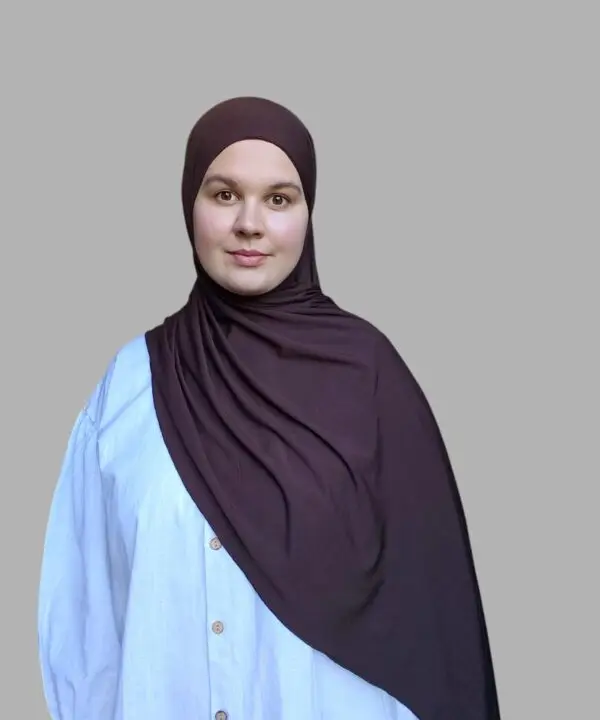 Bamboo Jersey Hijab Brown