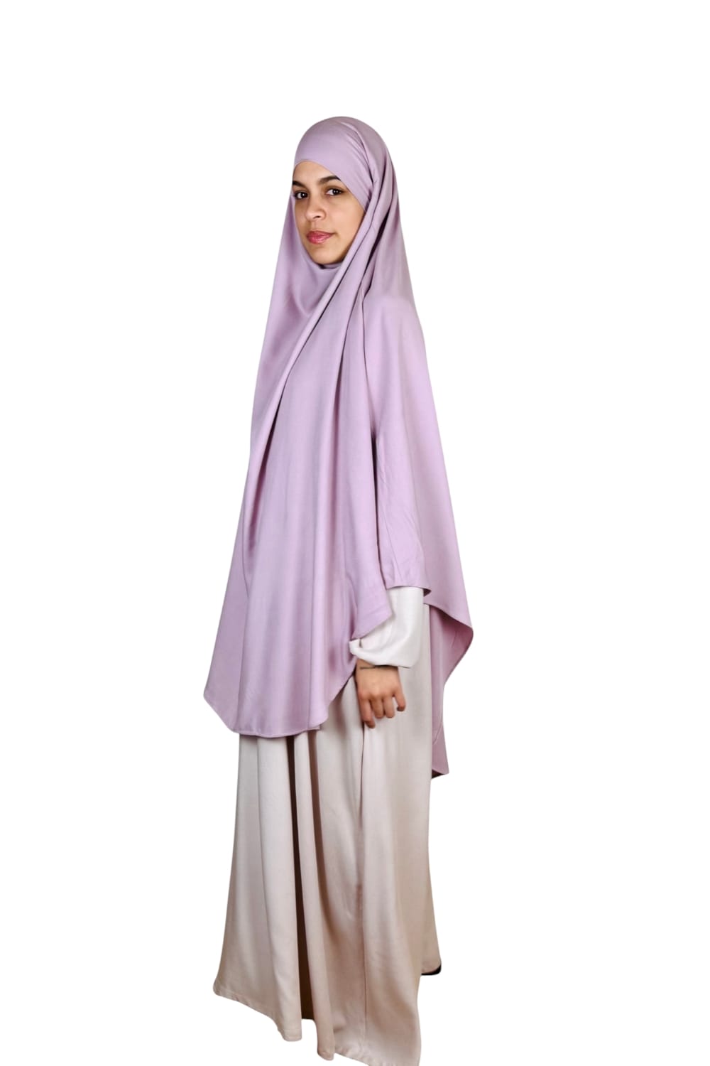 The Ease Khimar Dusty Pink - Image 5