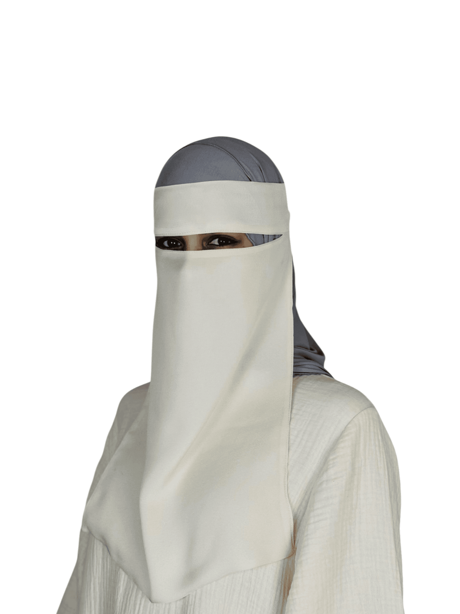 Silk/Cotton Georgette Niqab - Image 5