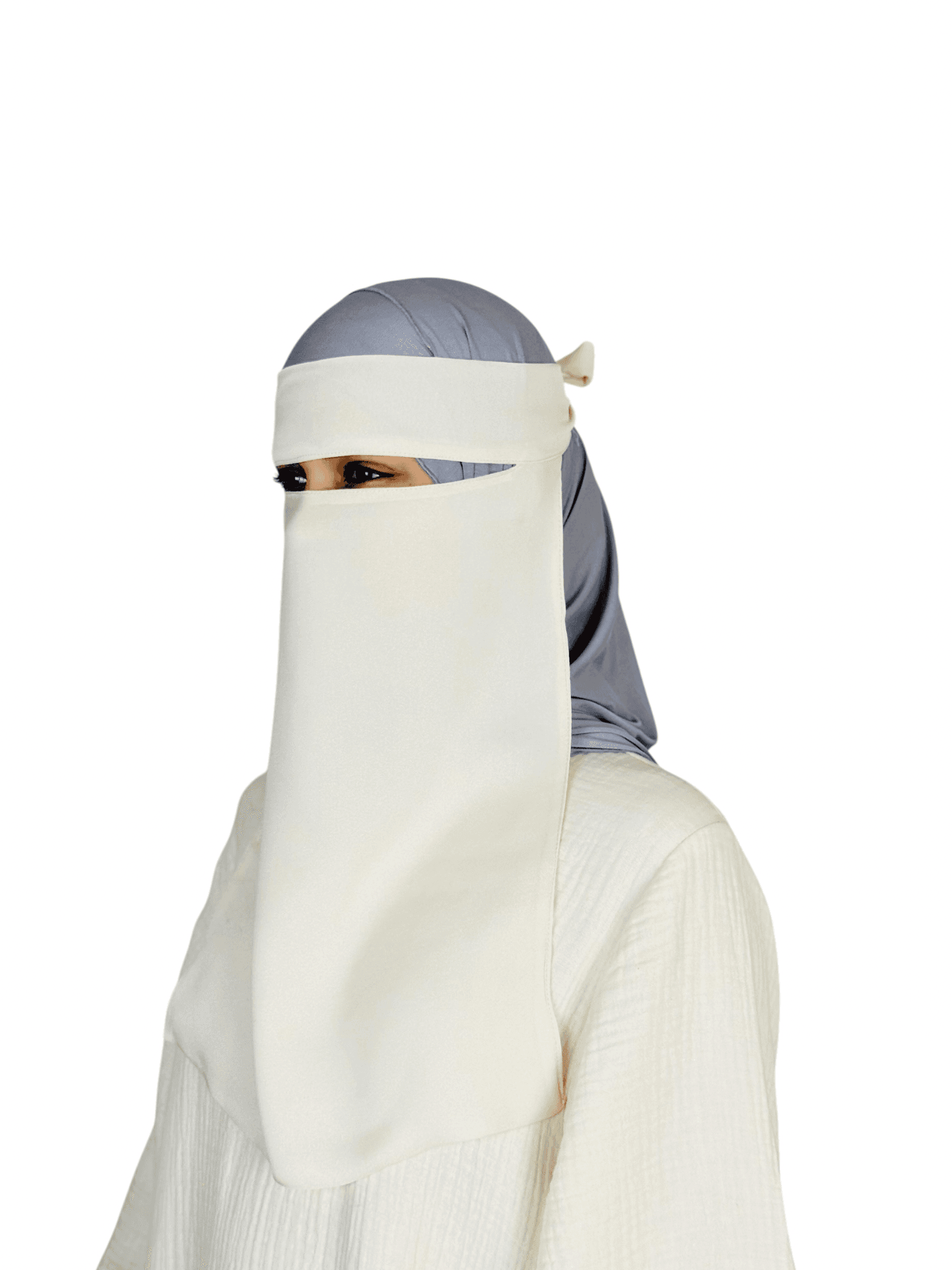Silk/Cotton Georgette Niqab - Image 6