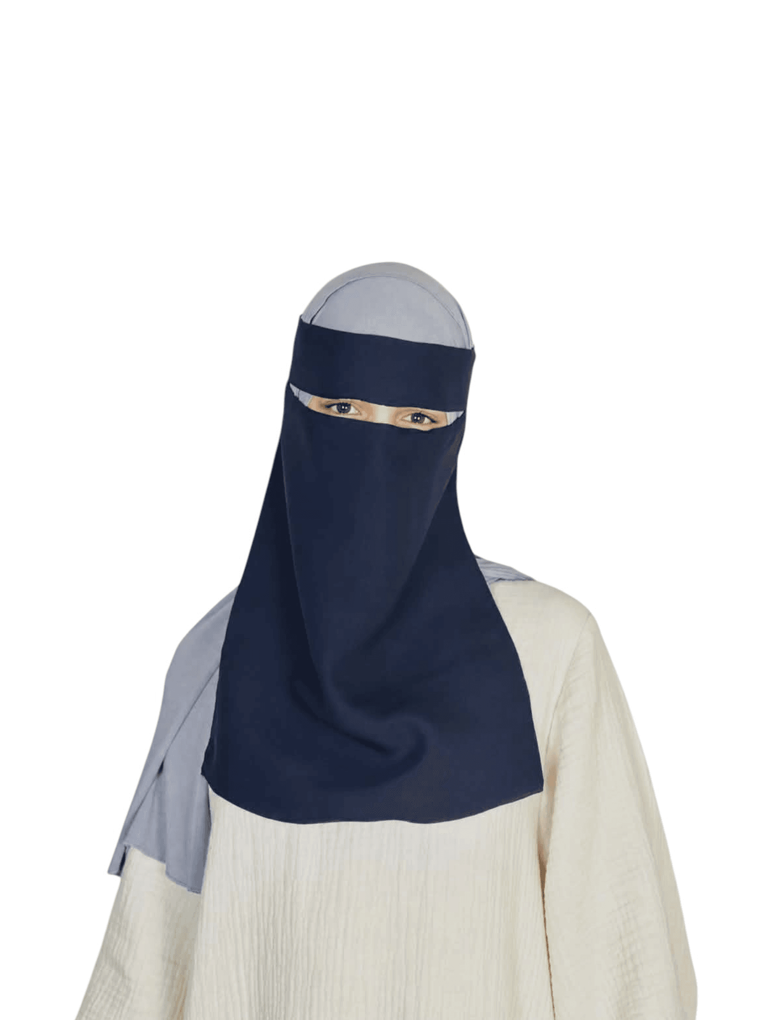 Silk/Cotton Georgette Niqab - Image 9