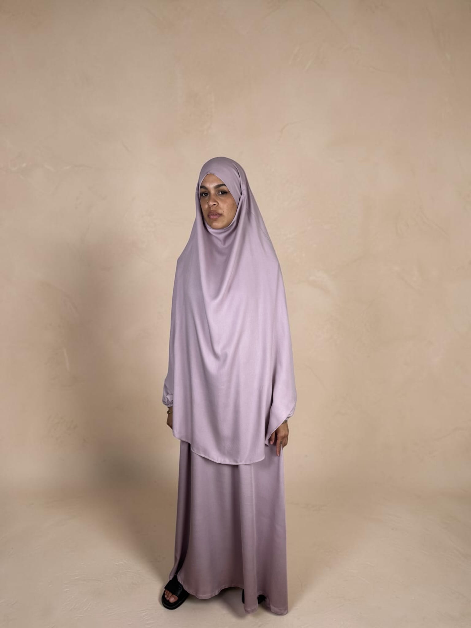 The Ease Dress Dusty Pink - Image 4