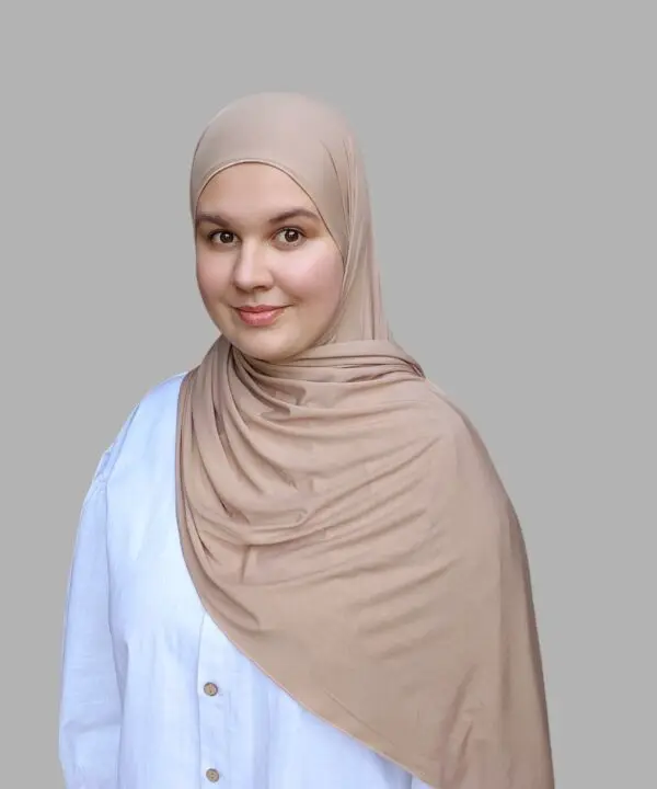 Bamboo Jersey Hijab Camel