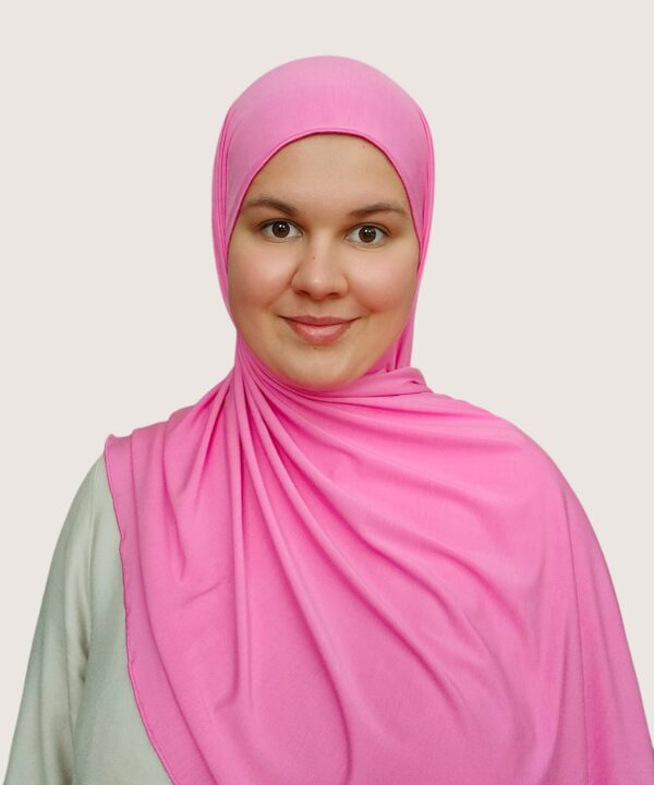 Bamboo Jersey Hijab Pink Bloosom