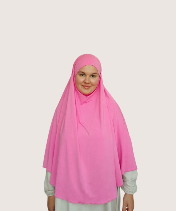 Bamboo Jersey Khimar Pink Bloosom