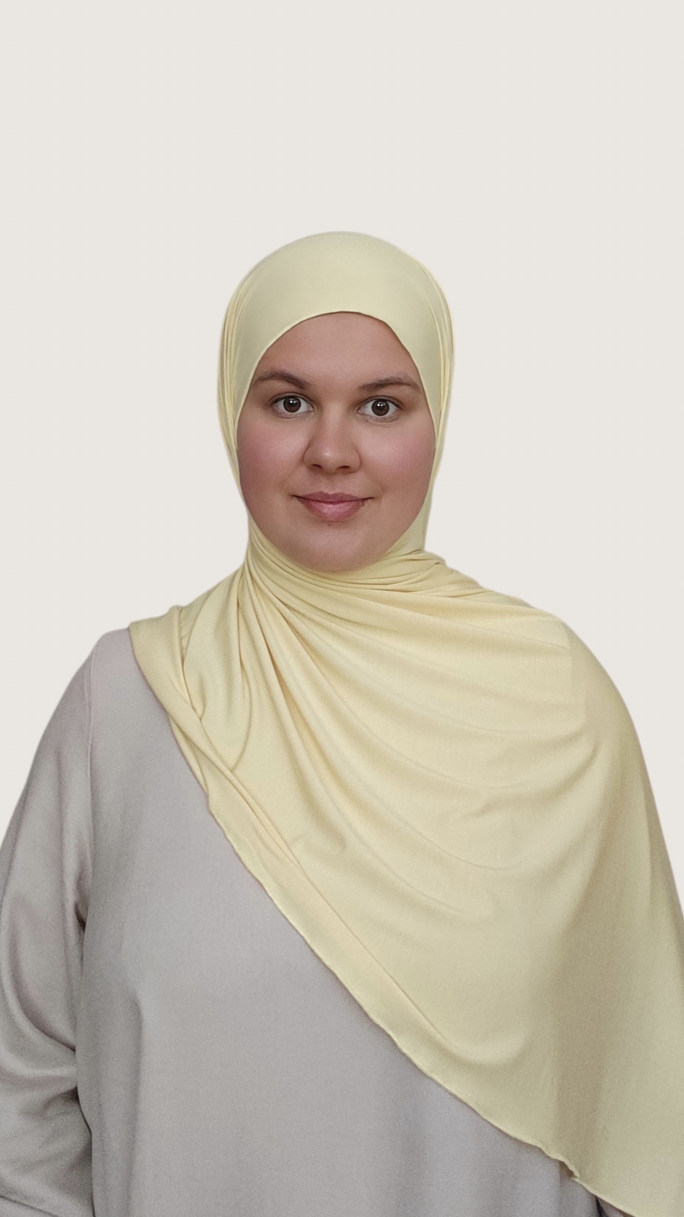 Bamboo Jersey Hijab Butter Yellow