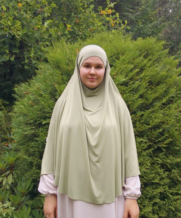 Bamboo Jersey Khimar Olive Green