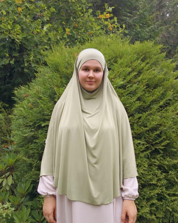 Bamboo Jersey Khimar Olive Green
