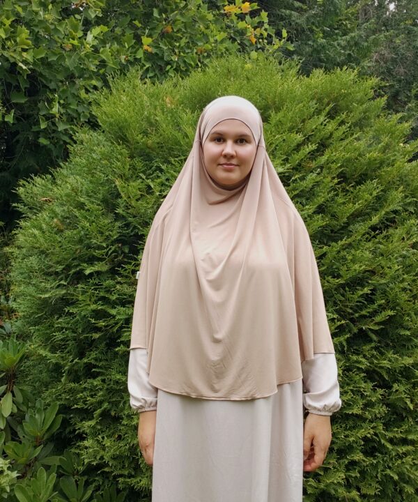 Bamboo Jersey Khimar Camel