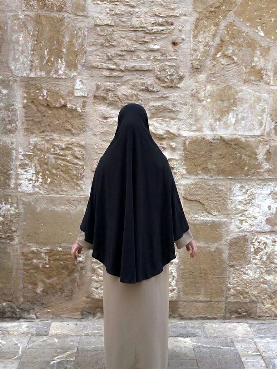 Bamboo Jersey Khimar Black - Image 3