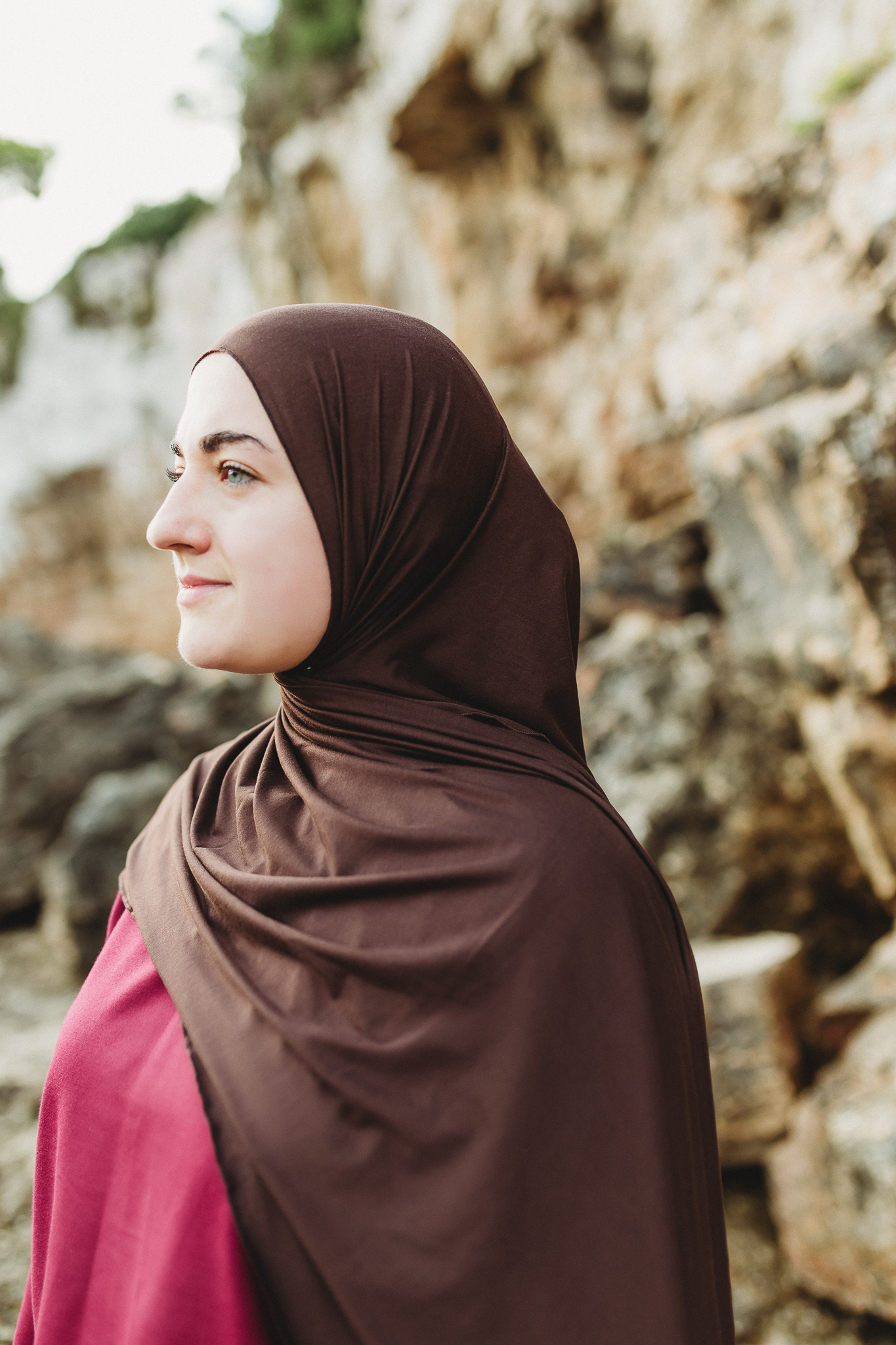 Bamboo Jersey Hijab Qahwa Brown