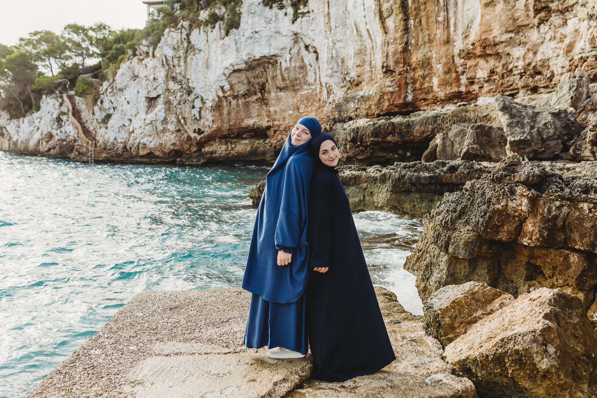 SUKUN Cotton Abaya - thick & breathable (Layl Navy) - Image 10