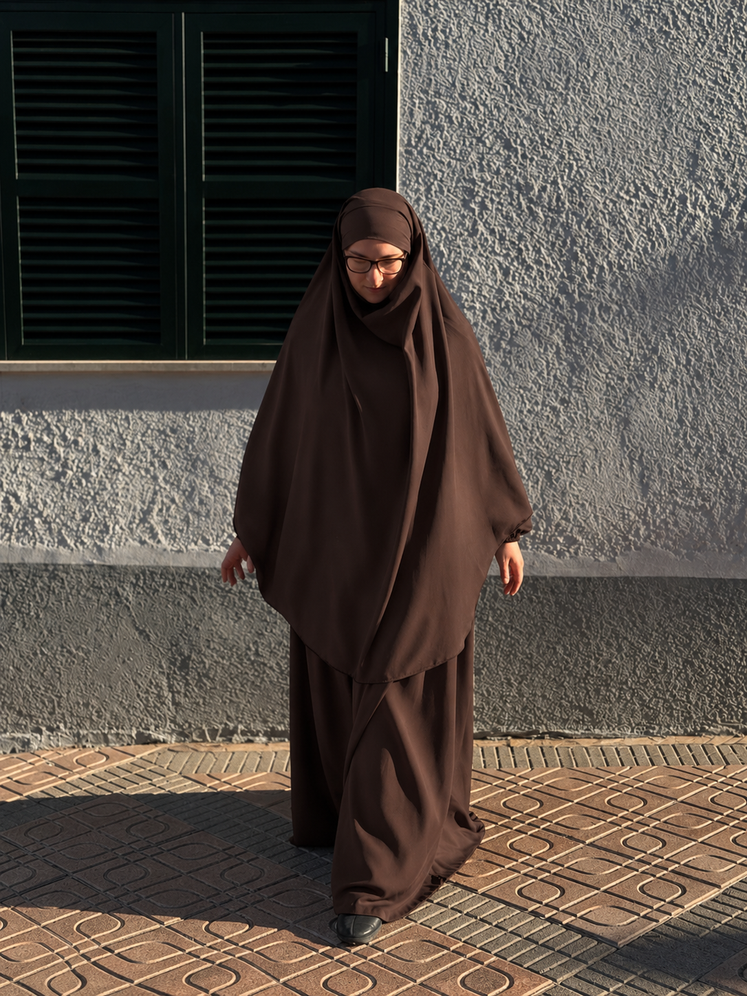 The Ease Khimar 2.0 Tencel Twill (Qahwa Brown) - Image 2