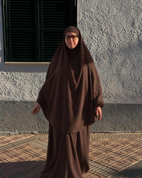 The Ease Khimar 2.0 Tencel Twill (Qahwa Brown)