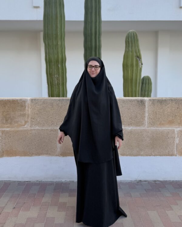 The Ease Khimar 2.0 Tencel Twill (Sitr Black)